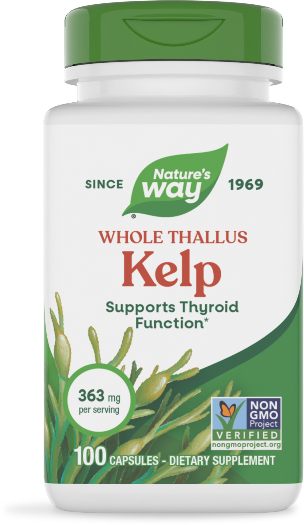 <{%PRIMARY_14500%}>Nature's Way® | Kelp, 100 capsules