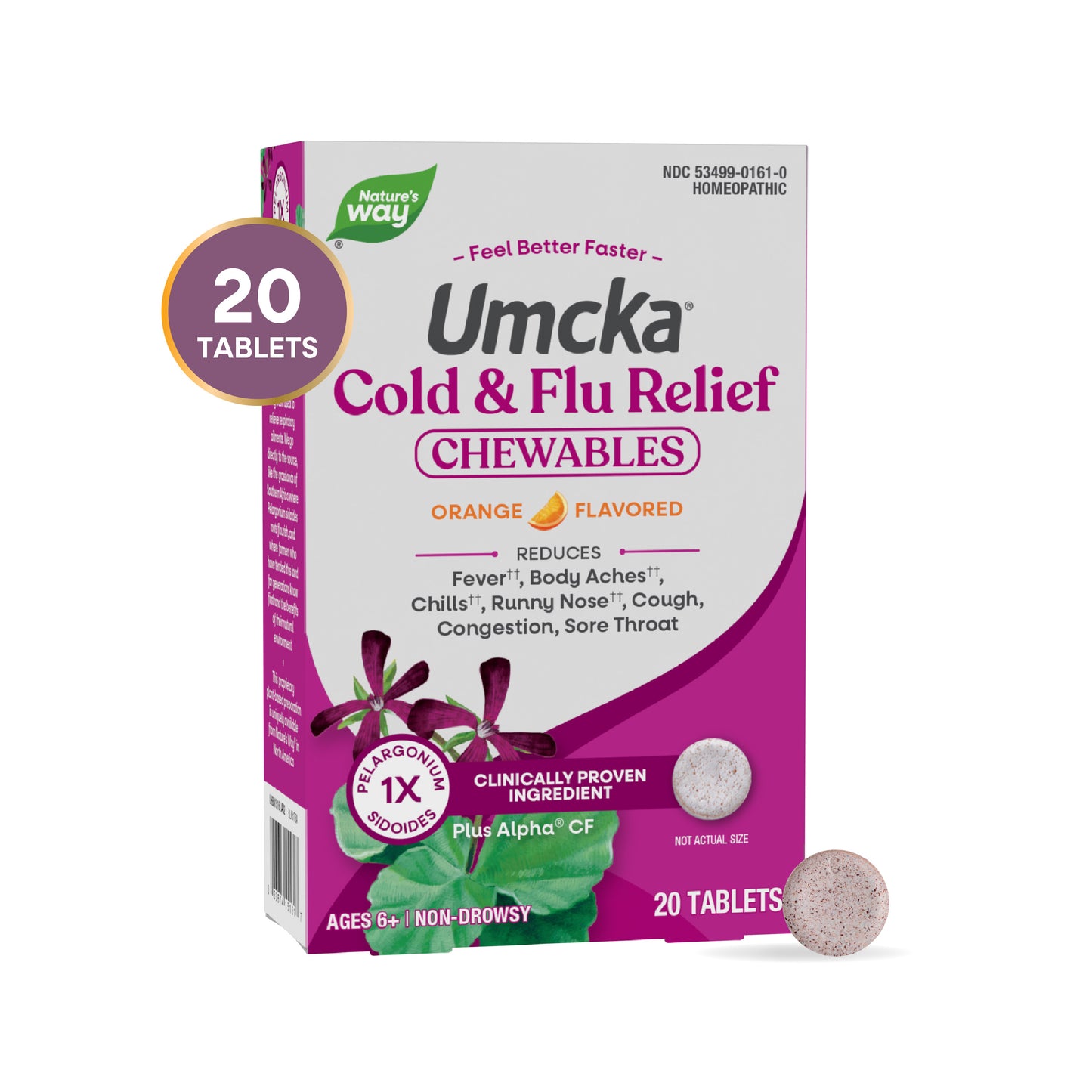 <{%MAIN9_15161%}>Nature's Way® | Umcka Cold & Flu Relief Chewables