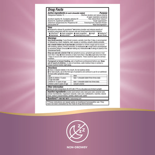 Nature's Way® | Umcka Cold&Flu Relief Chewables Sku:15159