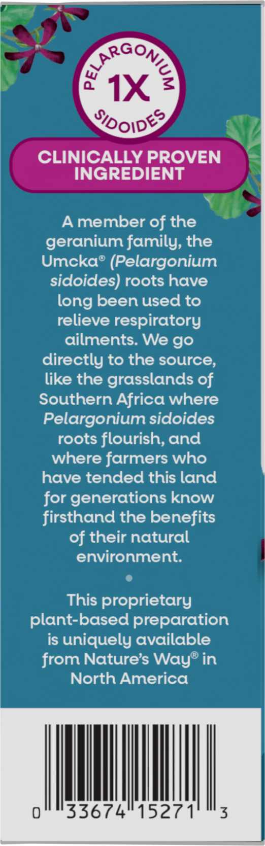 <{%MAIN12_15271%}>Nature's Way® | Umcka Cold Relief Drops - left side of pack