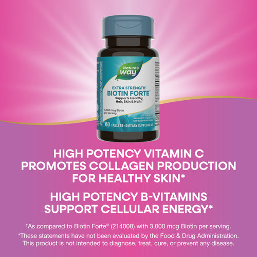 Nature's Way® | Biotin Forte Extra Strength Sku:214010