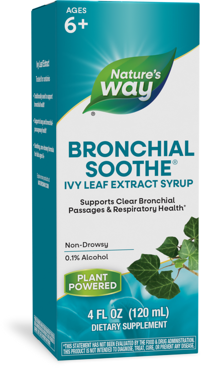 <{%PRIMARY_08771%}>Nature's Way® | Bronchial Soothe Ivy Leaf Extract Syrup, 4.0 fl oz (120 ml)