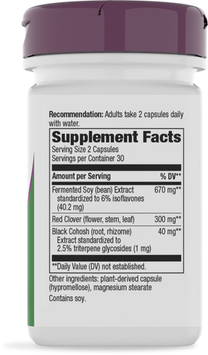 Nature's Way® | EstroSoy Premium Blend - right side of pack Sku:14536