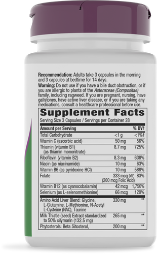 Nature's Way® | Complete Liver Cleanse - right side of pack Sku:01315