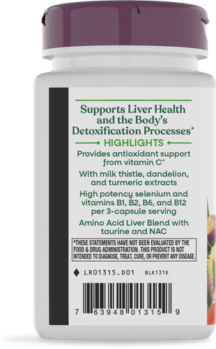 Nature's Way® | Complete Liver Cleanse - left side of pack Sku:01315