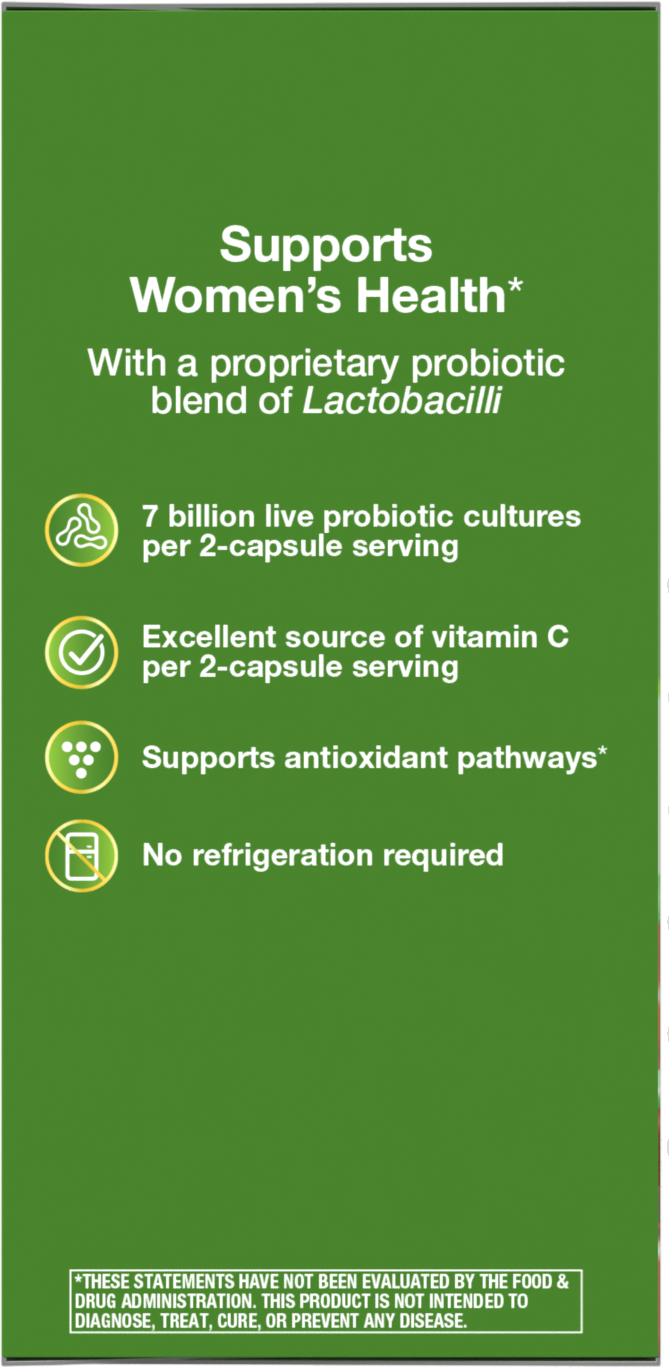 <{%MAIN3_11861%}>Nature's Way® | CranRx Women's Care with Probiotics - left side of pack