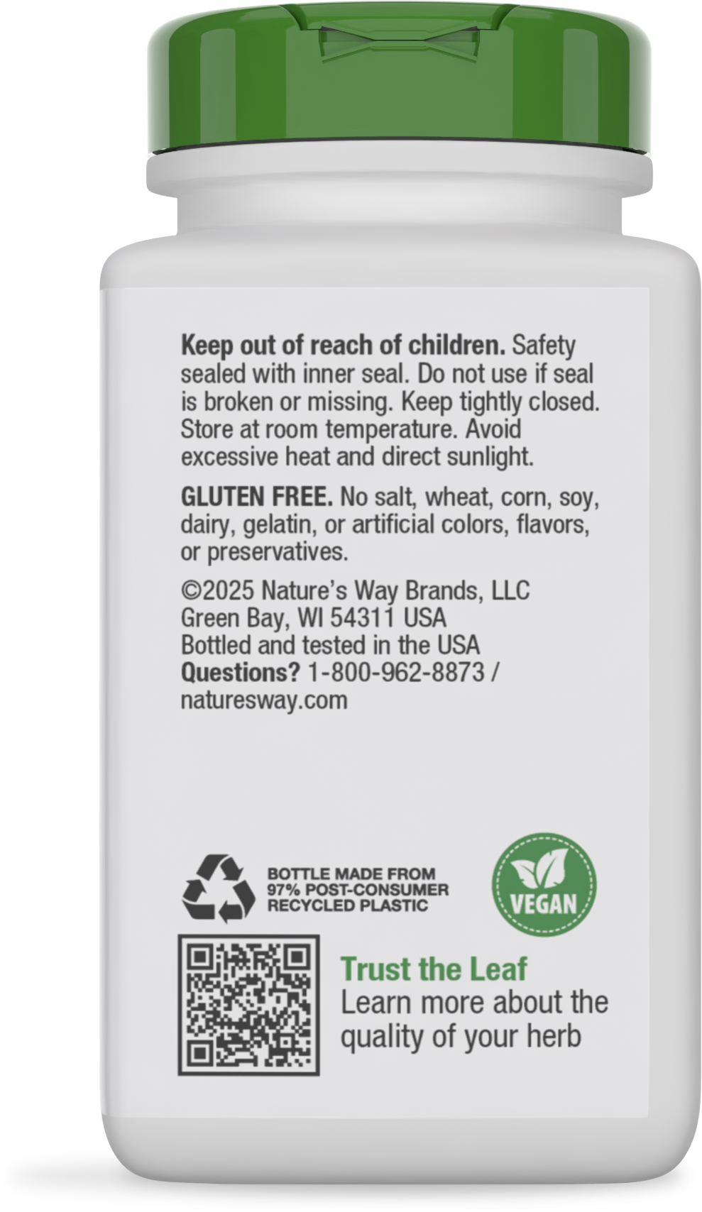 <{%MAIN4_12150%}>Nature's Way® | Cranberry Fruit - back of pack