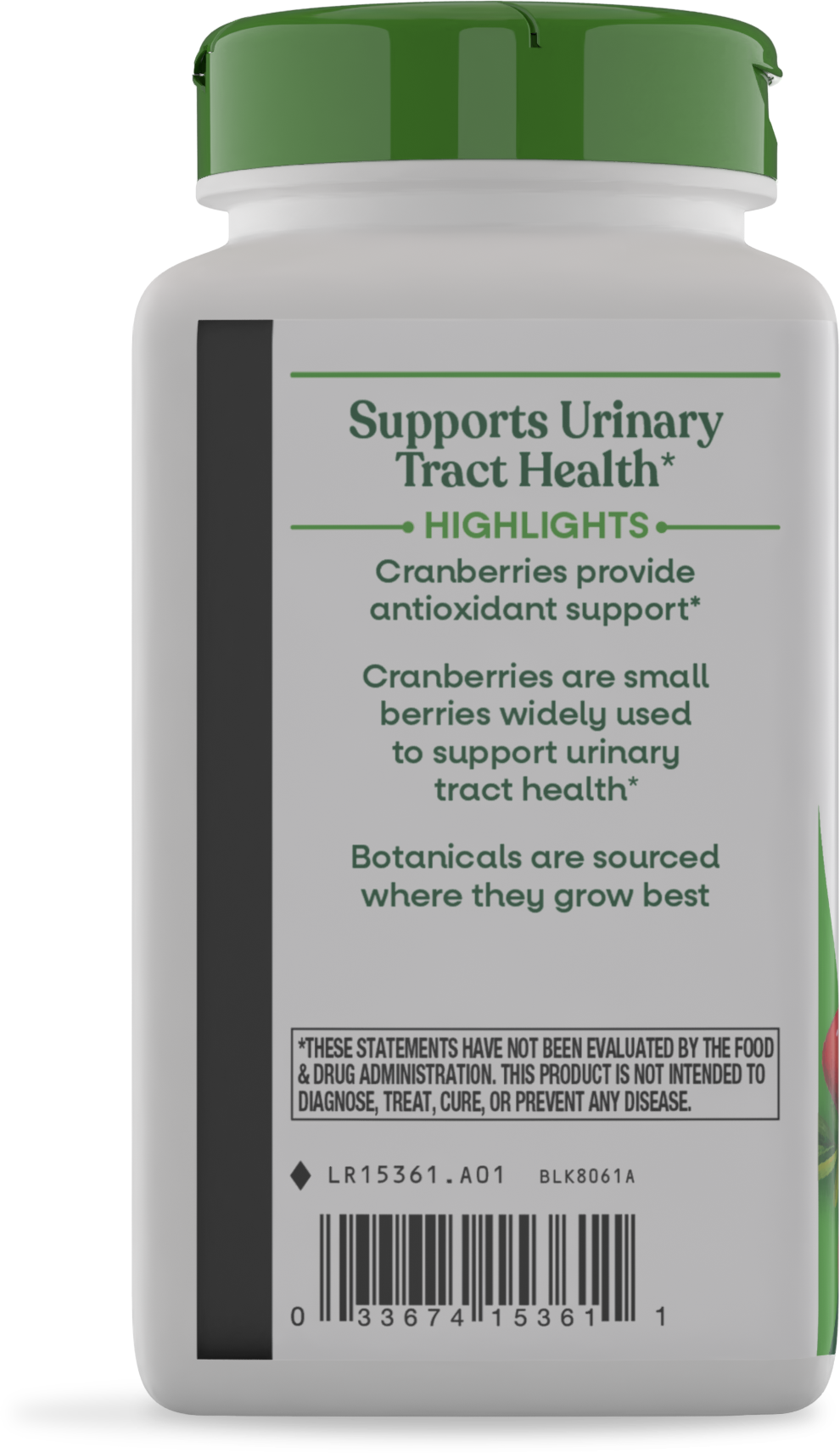<{%MAIN11_15361%}>Nature's Way® | Cranberry Fruit - left side of pack