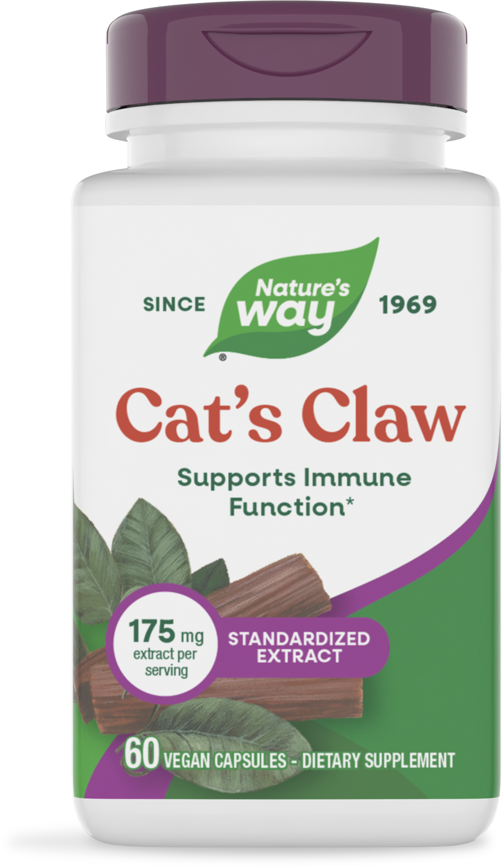 <{%PRIMARY_60700%}>Nature's Way® | Cat's Claw Standardized Extract, 60 capsules