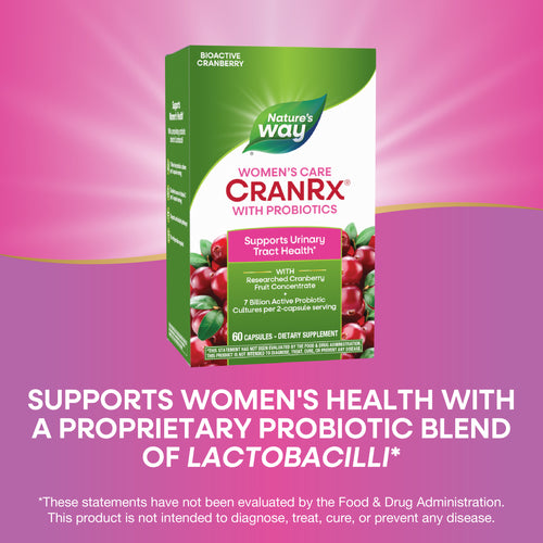 Nature's Way® | CranRx Women's Care with Probiotics Sku:11861