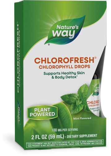 Nature's Way® | Chlorofresh Chlorophyll Drops, 2 fl oz (59 ml), Mint Sku:10008