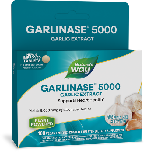 Nature's Way® | Garlinase 5000, 100 tablets Sku:08501