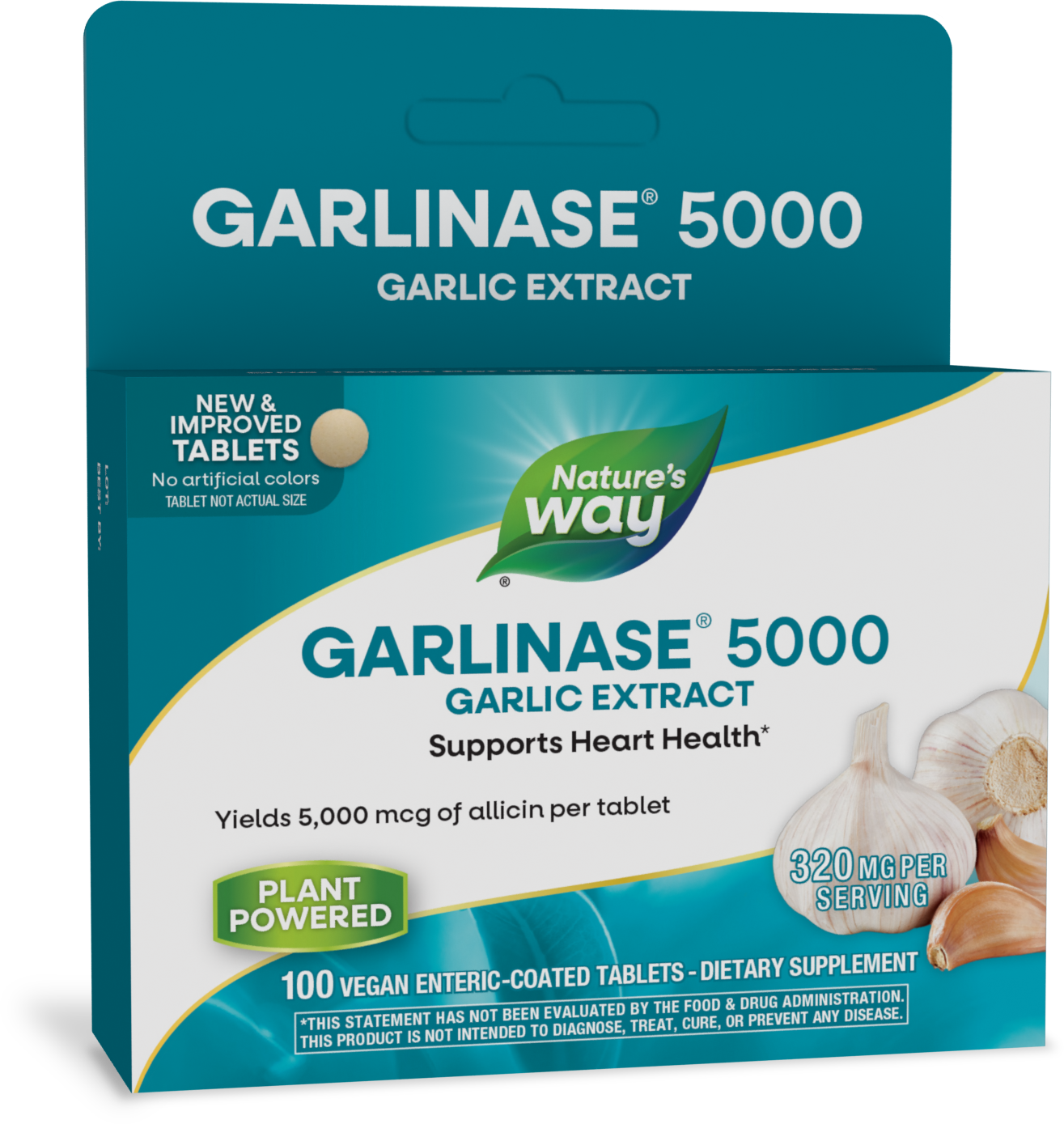 <{%PRIMARY_08501%}>Nature's Way® | Garlinase 5000, 100 tablets