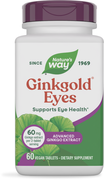 <{%PRIMARY_15252%}>Nature's Way® | Ginkgold Eyes, 60 tablets