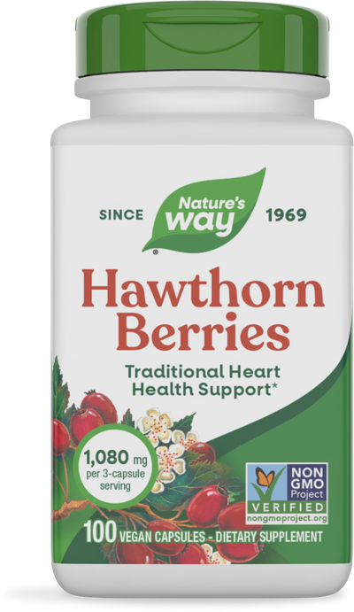 <{%PRIMARY_14100%}>Nature's Way® | Hawthorn Berries, 100 capsules
