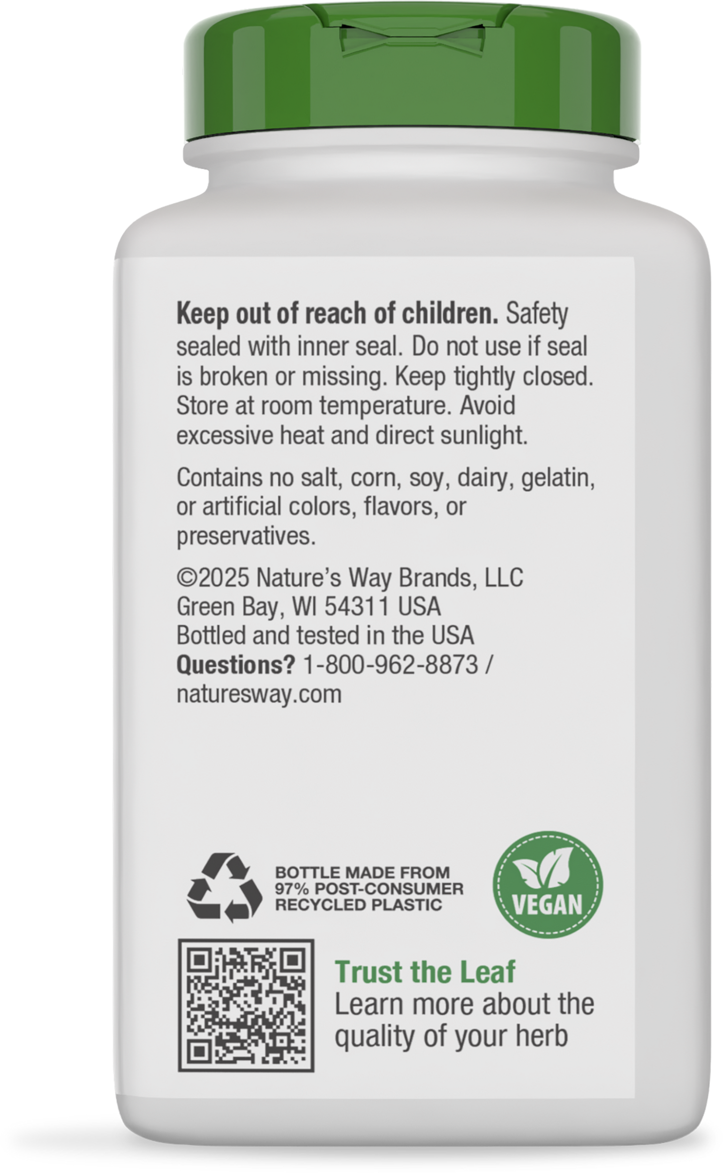 <{%MAIN20_11924%}>Nature's Way® | Fenugreek Seed - back of pack