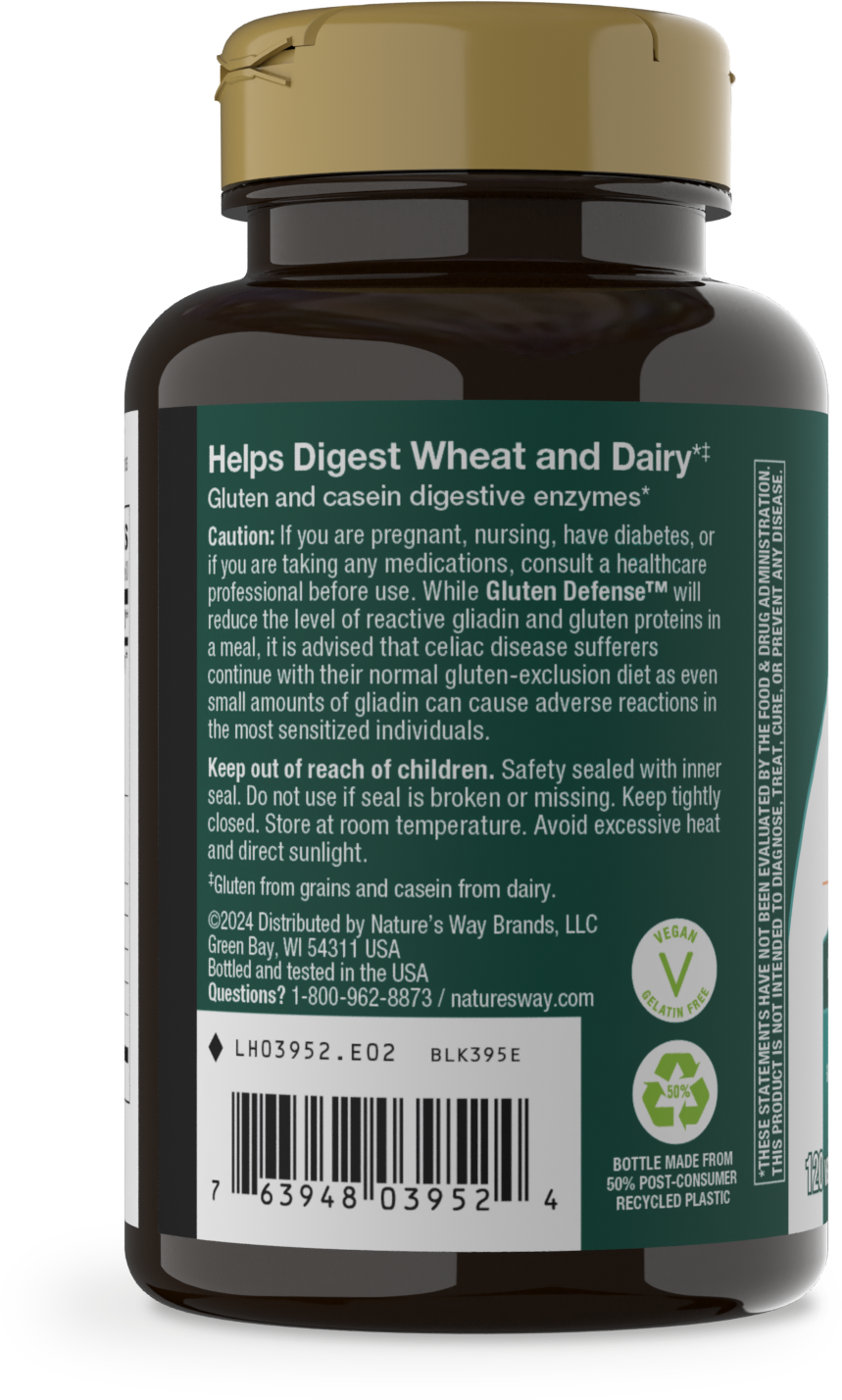 <{%MAIN3_03952%}>Nature's Way® | Gluten Defense - left side of pack