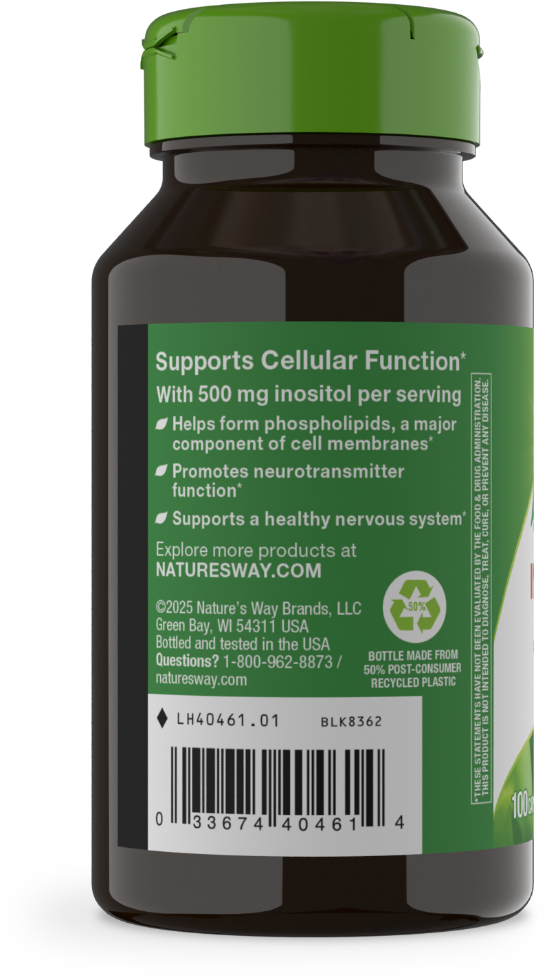 <{%MAIN3_40461%}>Nature's Way® | Inositol - left side of pack