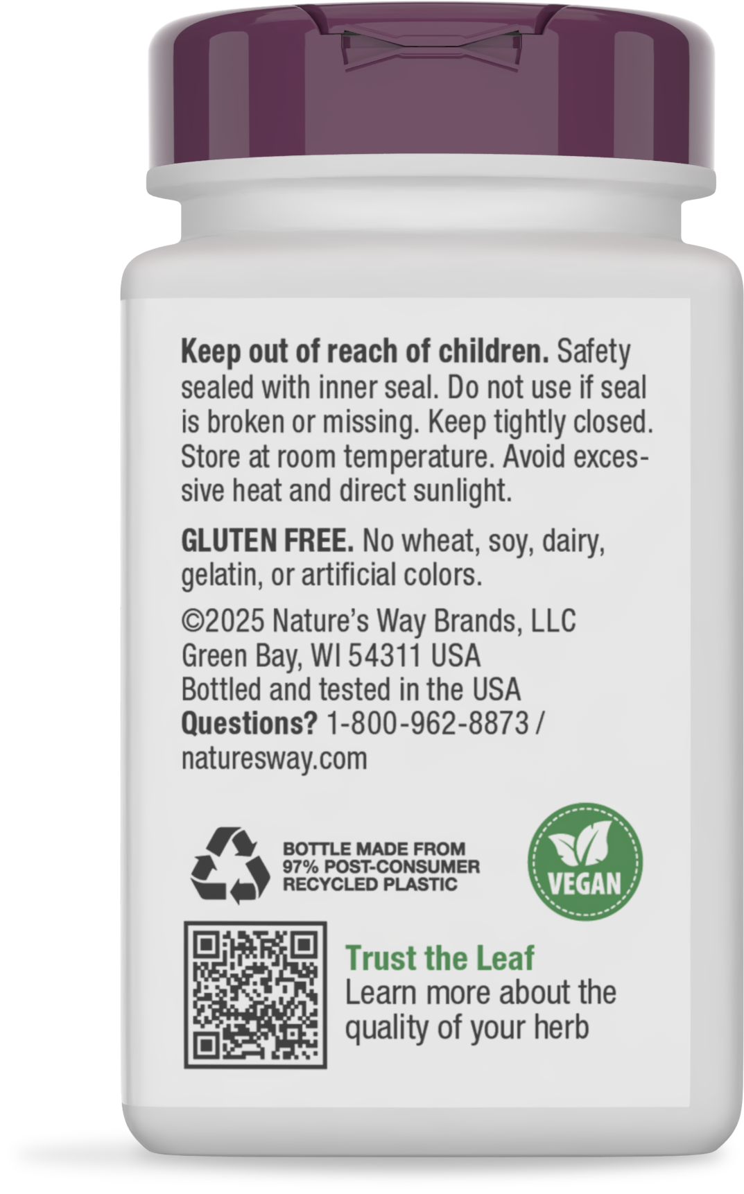 <{%MAIN12_15067%}>Nature's Way® | Garlicin Cardio - back of pack