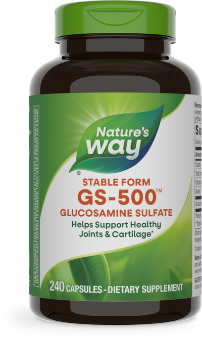 <{%PRIMARY_01787%}>Nature's Way® | GS-500 Glucosamine Sulfate, 240 capsules