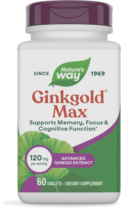 <{%PRIMARY_15251%}>Nature's Way® | Ginkgold Max, 60 tablets