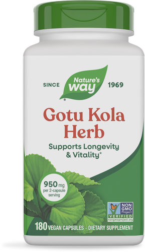 Nature's Way® | Gotu Kola Herb, 180 capsules Sku:14008