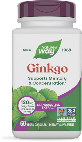 Nature's Way® | Ginkgo, 60 capsules Sku:61600