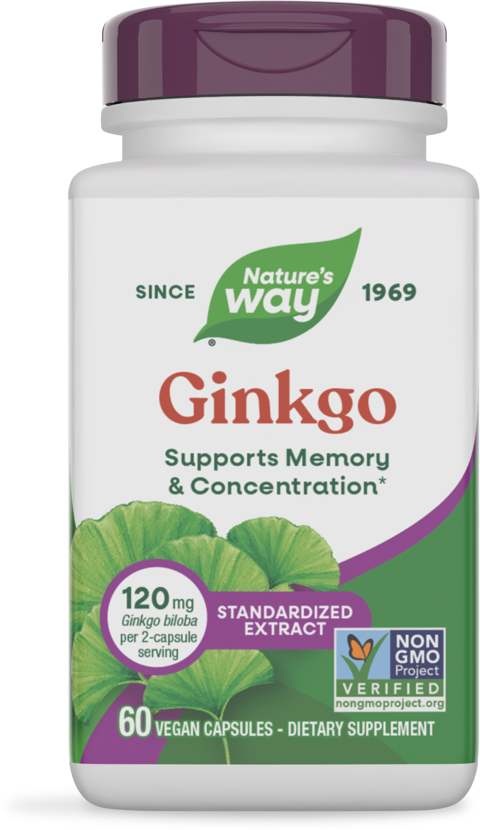<{%PRIMARY_61600%}>Nature's Way® | Ginkgo, 60 capsules