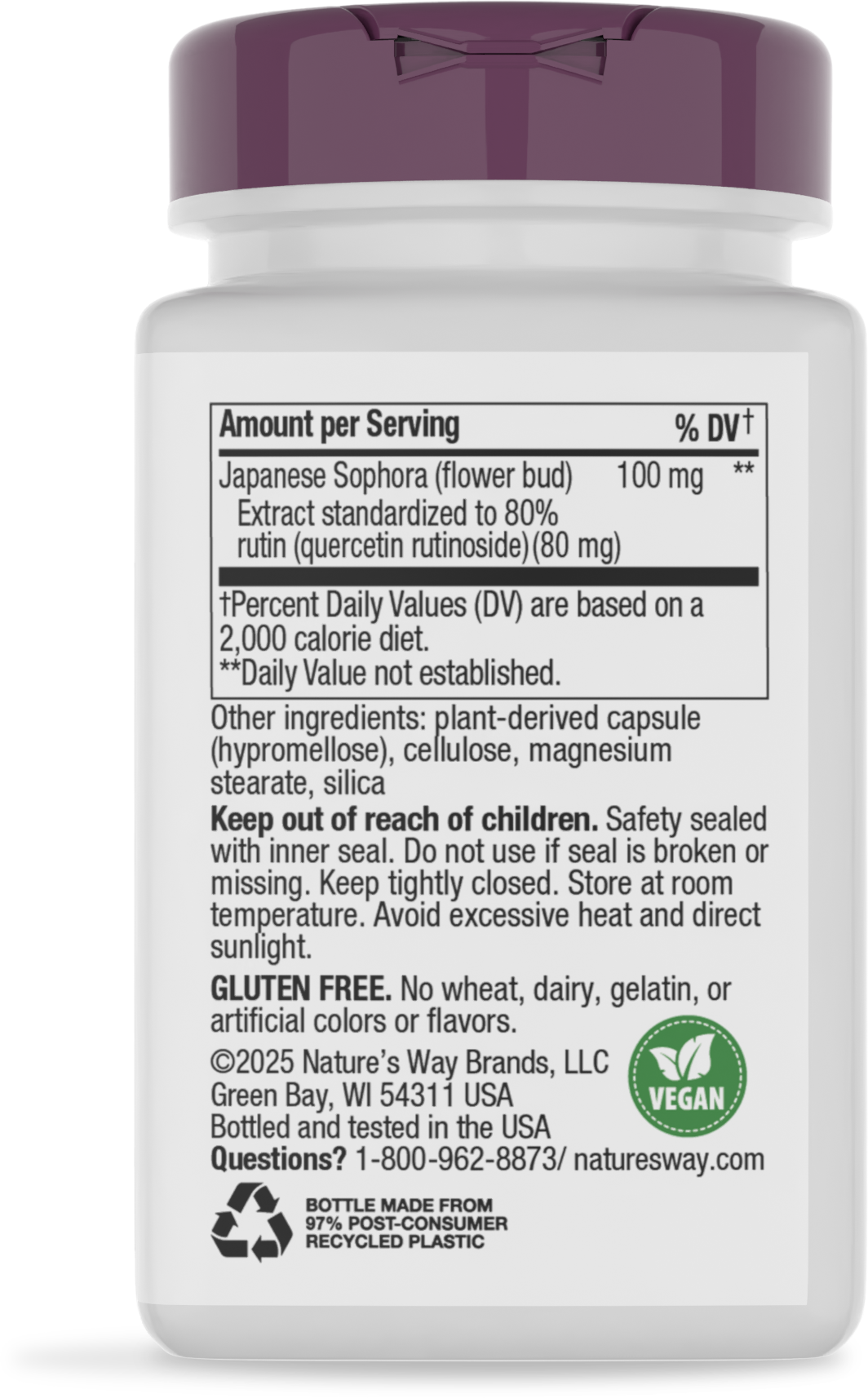 <{%MAIN4_03209%}>Nature's Way® | Hem-Care Premium Blend - back of pack