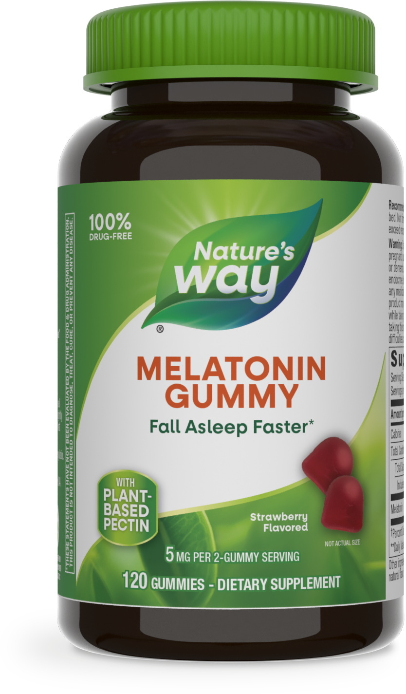 <{%PRIMARY_13750%}>Nature's Way® | Melatonin Gummies, 120 gummies, Strawberry