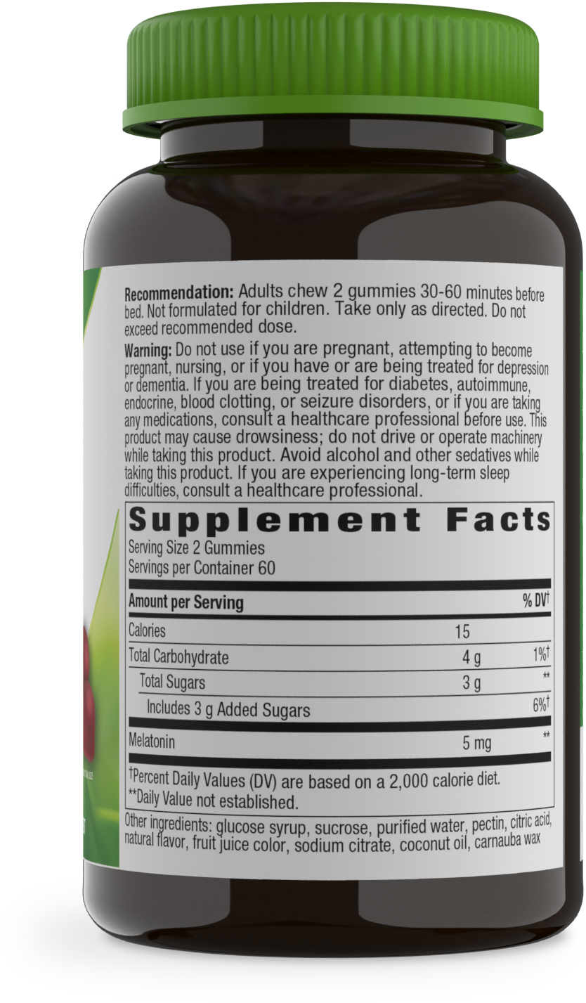 <{%MAIN2_13750%}>Nature's Way® | Melatonin Gummies - right side of pack