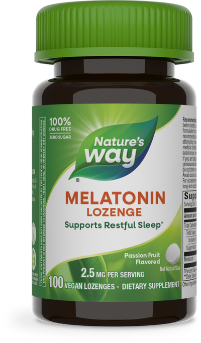 <{%PRIMARY_49111%}>Nature's Way® | Melatonin Lozenge, 100 lozenges