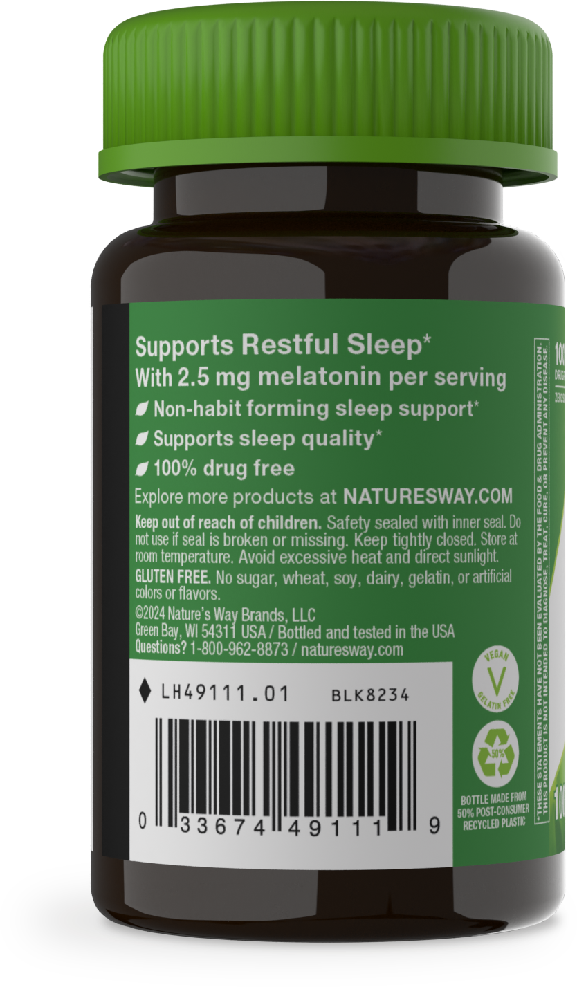 <{%MAIN3_49111%}>Nature's Way® | Melatonin Lozenge - left side of pack