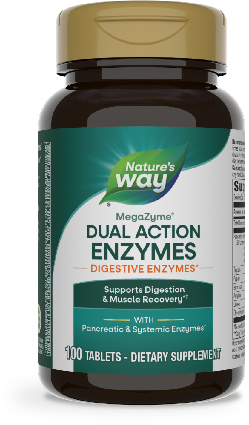 <{%PRIMARY_04251%}>Nature's Way® | Mega-Zyme, 100 tablets