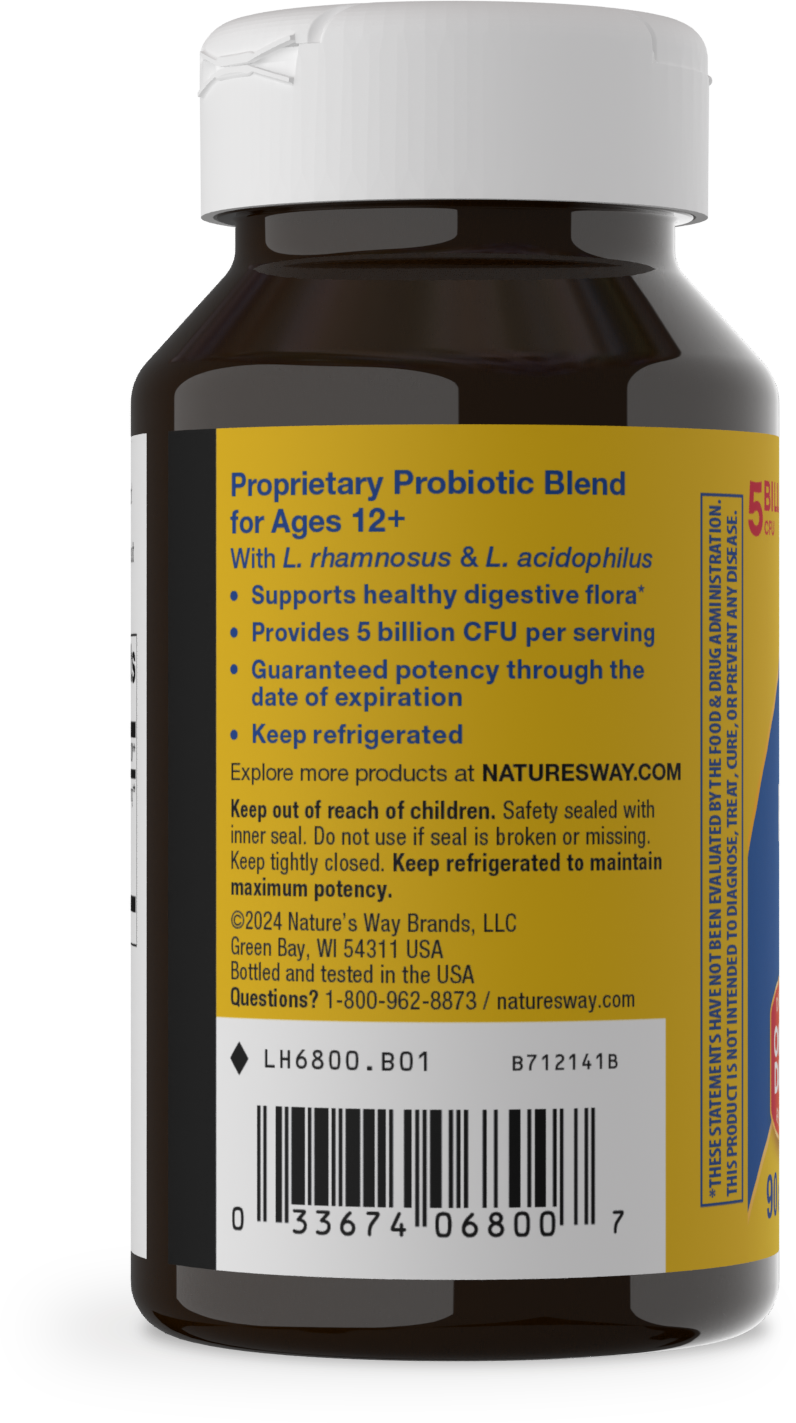 <{%MAIN10_6800%}>Nature's Way® | Primadophilus Probiotic - left side of pack