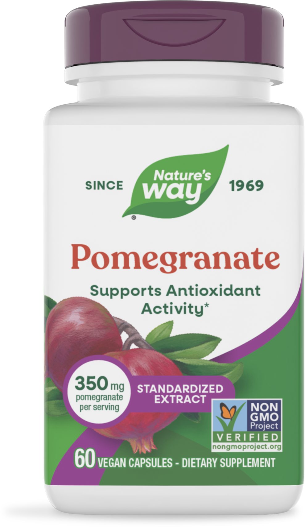 <{%PRIMARY_15385%}>Nature's Way® | Pomegranate Standardized Extract, 60 capsules