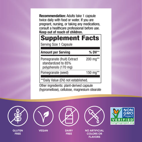 Nature's Way® | Pomegranate Standardized Extract Sku:15385