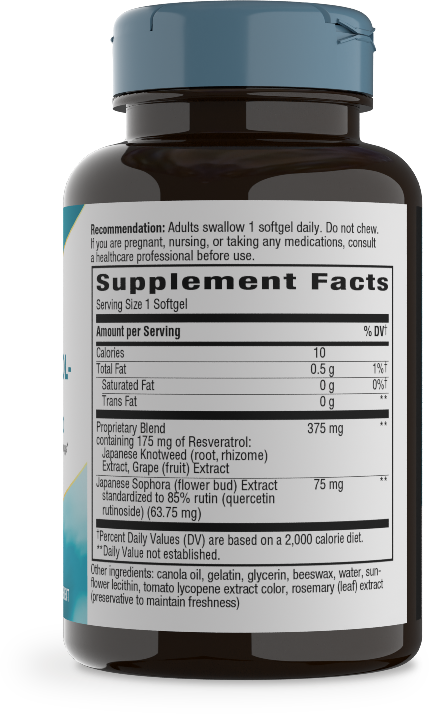 <{%MAIN2_05836%}>Nature's Way® | Resveratrol-Forte Premium Blend - right side of pack