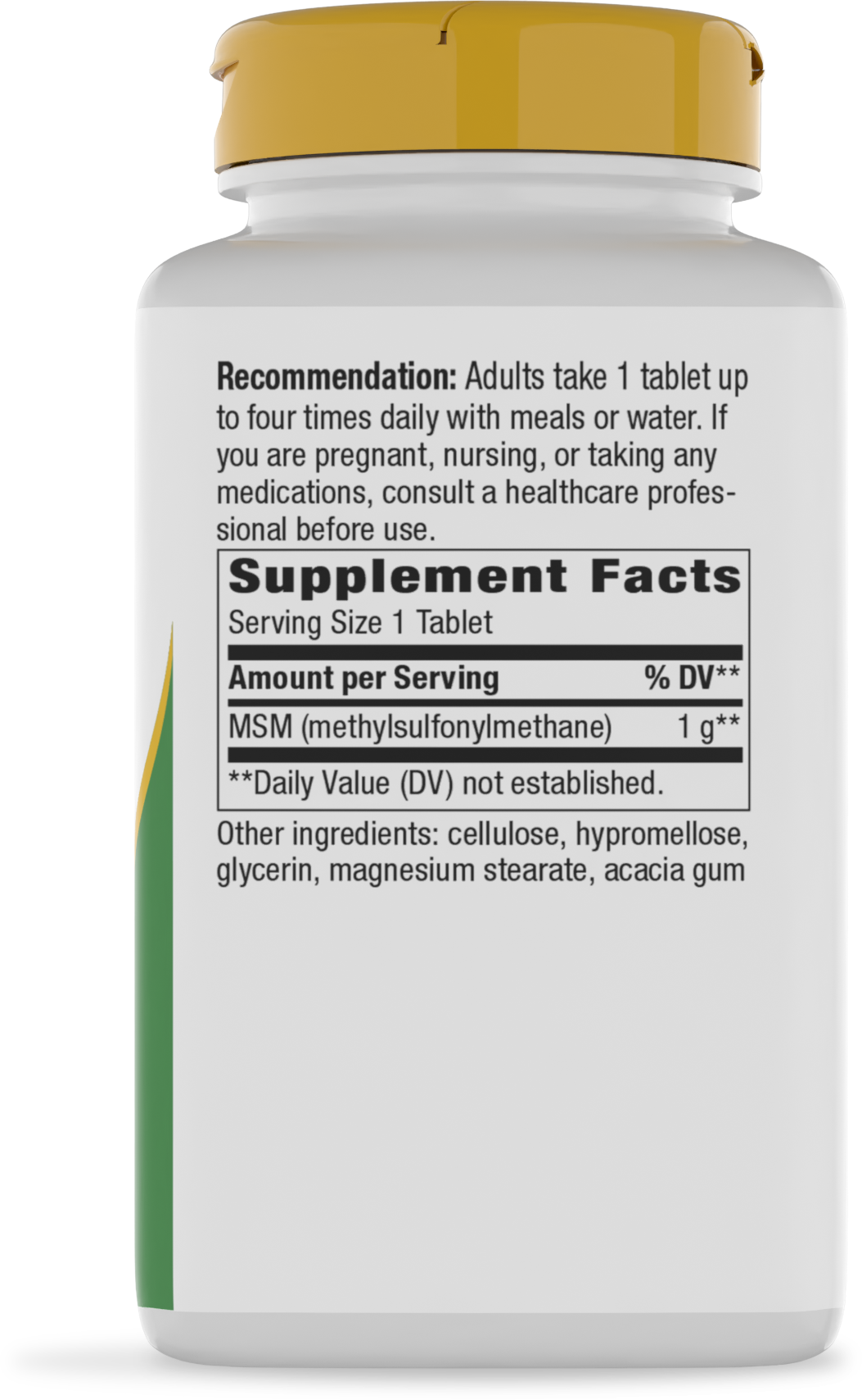 <{%MAIN2_15133%}>Nature's Way® | MSM - right side of pack