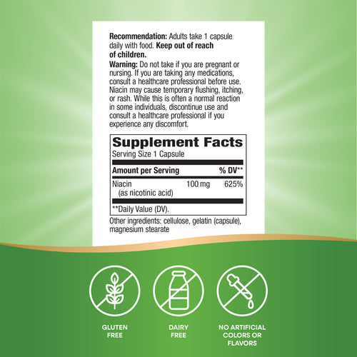 Nature's Way® | Niacin Vitamin B3 Sku:40470
