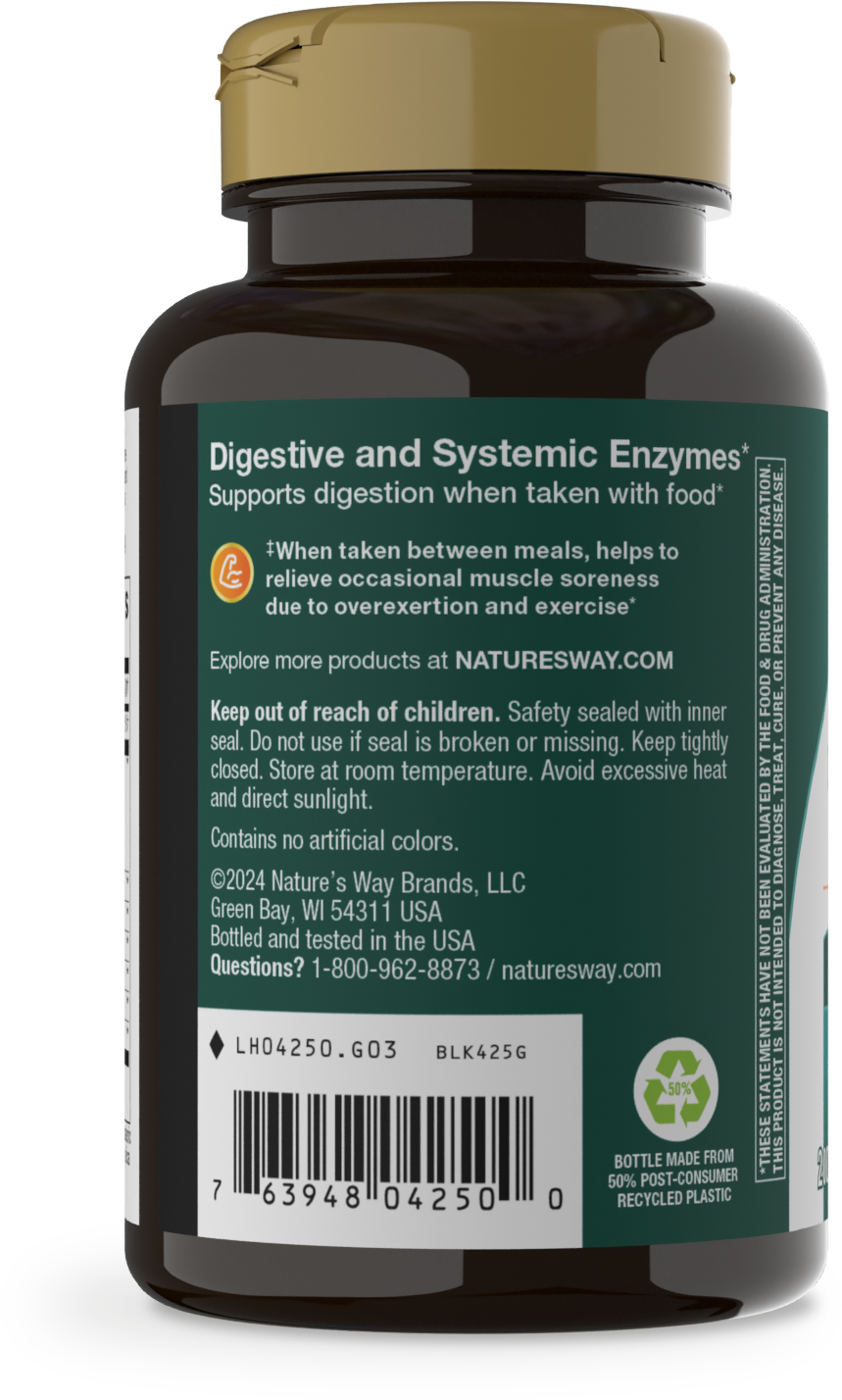 <{%MAIN10_04250%}>Nature's Way® | Mega-Zyme - left side of pack