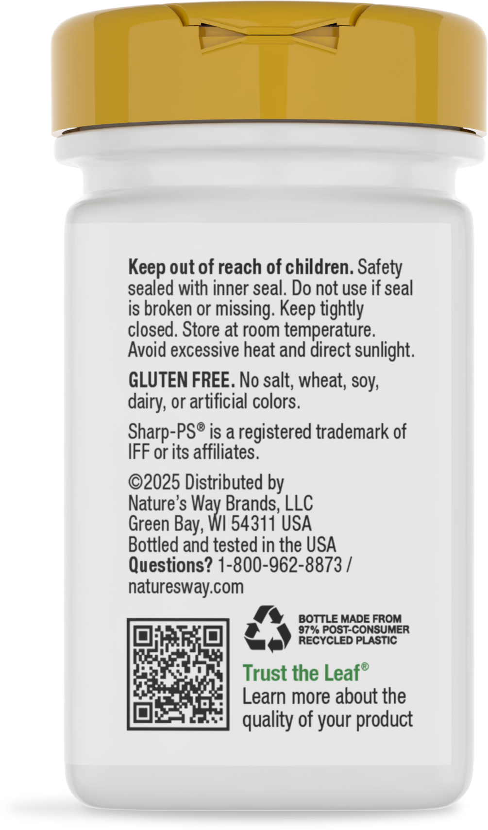 <{%MAIN4_45161%}>Nature's Way® | Phosphatidylserine - back of pack