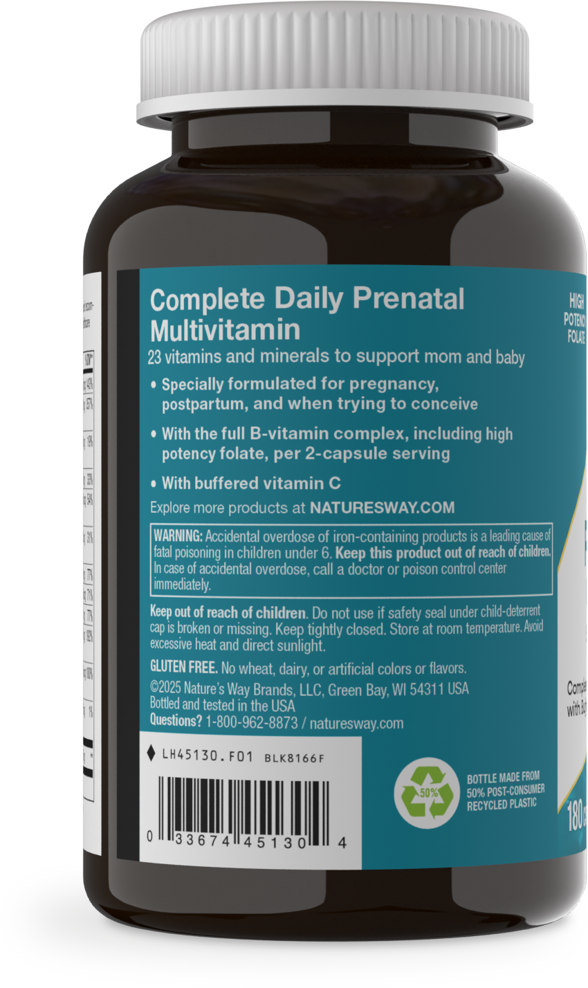 <{%MAIN3_45130%}>Nature's Way® | Prenatal Multivitamin - left side of pack