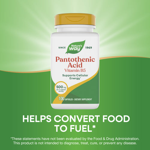 Nature's Way® | Pantothenic Acid Vitamin B5 Sku:40491