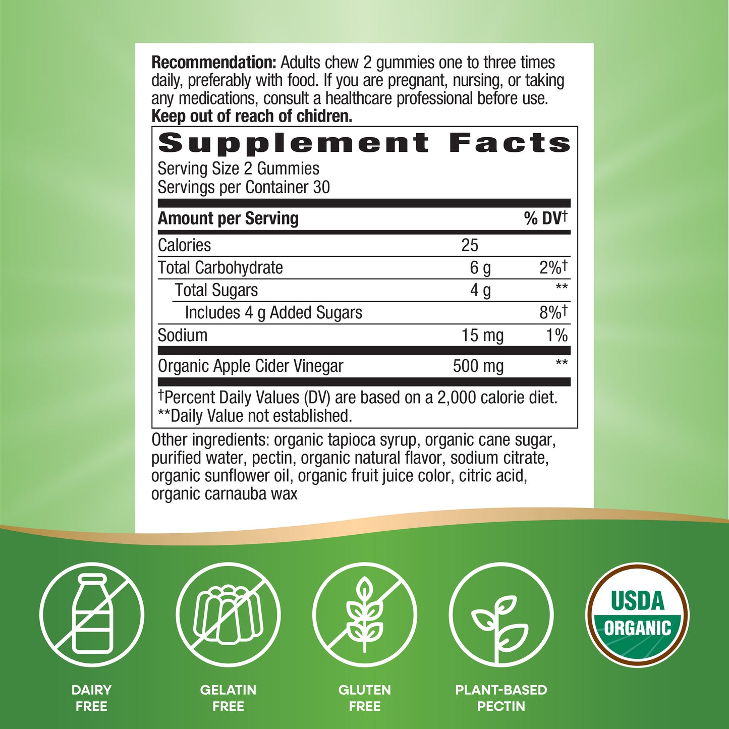 <{%MAIN6_13752%}>Nature's Way® | Organic Apple Cider Vinegar Gummies