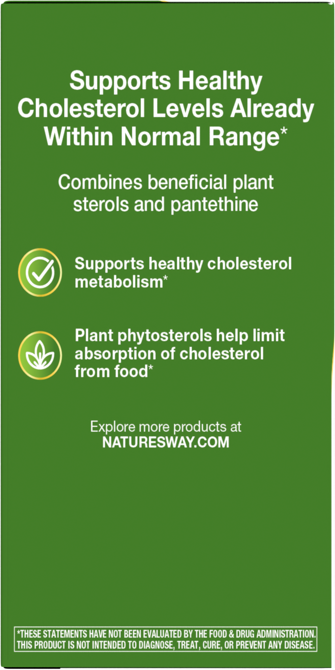 <{%MAIN4_05519%}>Nature's Way® | Cholesterol Shield - left side of pack