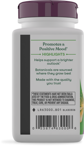 Nature's Way® | St. John's Wort - left side of pack Sku:63000