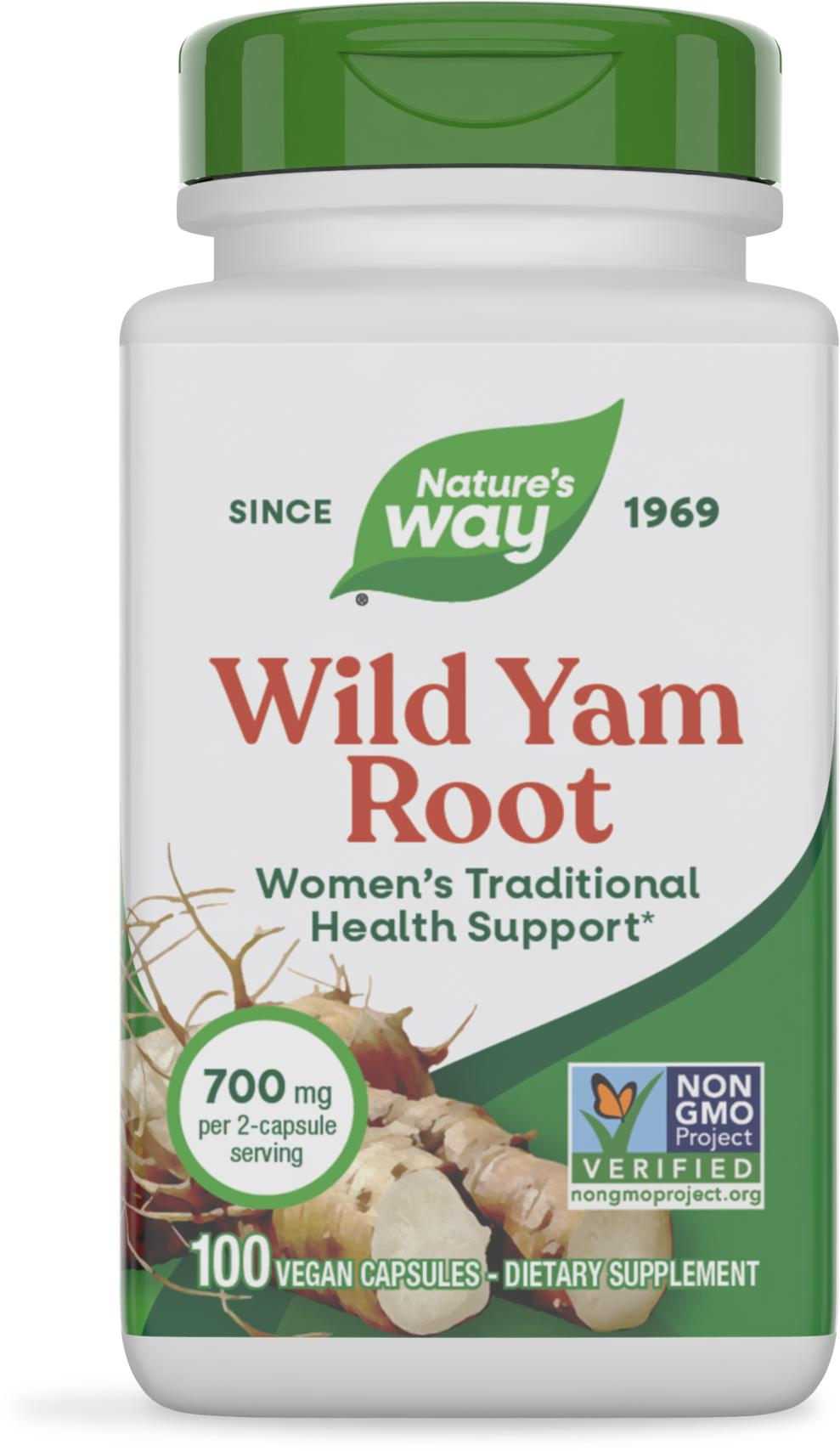 <{%PRIMARY_17870%}>Nature's Way® | Wild Yam Root, 100 capsules