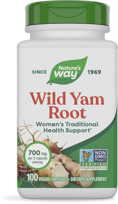 <{%PRIMARY_17870%}>Nature's Way® | Wild Yam Root, 100 capsules