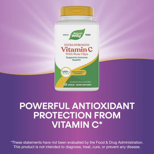 Nature's Way® | Vitamin C with Rose Hips Extra Strength Sku:40313